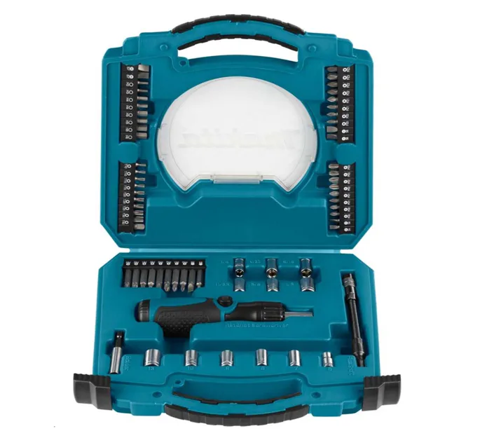 Sada bitů a 1/4" hlavic se šroubovákem, 65dílná MA